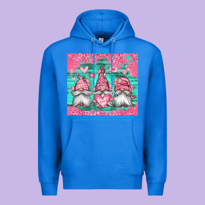 Valentines Day Gnomes Premium Hoodie Designed By Jasminsmagicworld