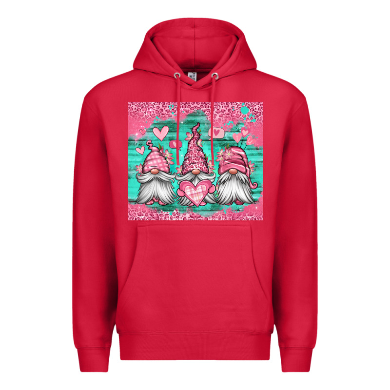 Valentines Day Gnomes Premium Hoodie by Jasminsmagicworld | Teevron