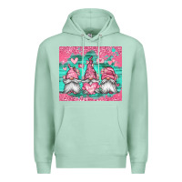 Seafoam valentines day gnomes Premium Hoodie - Jasminsmagicworld