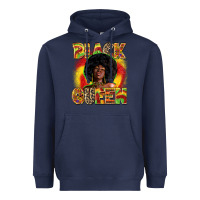 Navy black queen Heavyweight Hoodie - Zillion Design Studio