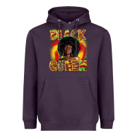 Plum black queen Heavyweight Hoodie - Zillion Design Studio