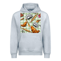 Heather Grey chef tools seamless pattern Urban Hoodie - BundleAndBundleShop