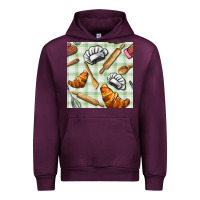 Mauve Wine chef tools seamless pattern Urban Hoodie - BundleAndBundleShop