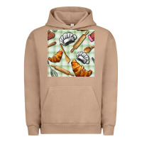 Pigment Burro chef tools seamless pattern Urban Hoodie - BundleAndBundleShop