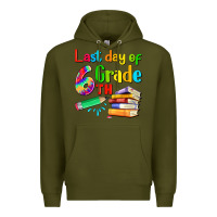 Army Green last day of sixth grade Premium Hoodie - Artiststas