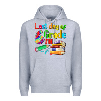 Heather Grey last day of sixth grade Premium Hoodie - Artiststas