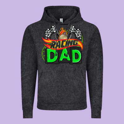 Racing Dad With Racing  Equipment Vintage Hoodie Designed By Adodesignshop