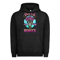 Pigment Black blame it all on my roots white Urban Hoodie - JahusDesignShop