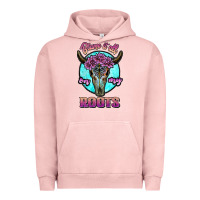Pigment Salmon blame it all on my roots white Urban Hoodie - JahusDesignShop