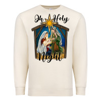 Sandshell oh holy night holy family Premium Sweatshirt - RanaPortraitStore