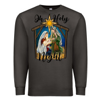 Smoke oh holy night holy family Premium Sweatshirt - RanaPortraitStore