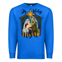 True Royal oh holy night holy family Premium Sweatshirt - RanaPortraitStore