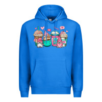 True Royal valentines day gnomes coffee cups Premium Hoodie - Jasminsmagicworld