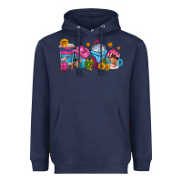 Navy cowgirl coffee cups Heavyweight Hoodie - texasbilliewilder