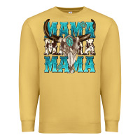 Antique Gold mama mama mama Premium Sweatshirt - texasbilliewilder