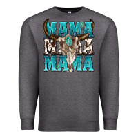 Charcoal Heather mama mama mama Premium Sweatshirt - texasbilliewilder