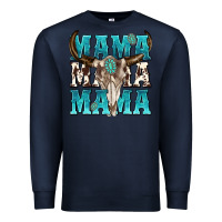 Navy mama mama mama Premium Sweatshirt - texasbilliewilder
