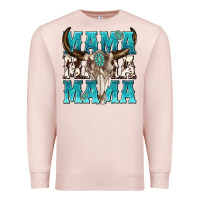 Pale Pink mama mama mama Premium Sweatshirt - texasbilliewilder