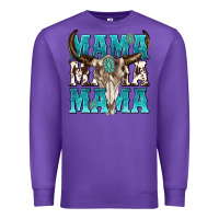 Purple mama mama mama Premium Sweatshirt - texasbilliewilder