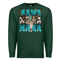 Sports Green mama mama mama Premium Sweatshirt - texasbilliewilder