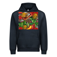 Navy mexican cacti Urban Hoodie - Artiststas