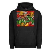 Pigment Black mexican cacti Urban Hoodie - Artiststas