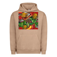 Pigment Burro mexican cacti Urban Hoodie - Artiststas