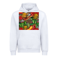 White mexican cacti Urban Hoodie - Artiststas