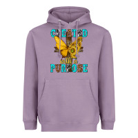 Lavender created with a purpose Heavyweight Hoodie - texasbilliewilder