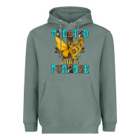 Sage created with a purpose Heavyweight Hoodie - texasbilliewilder