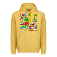 Antique Gold last day of second grade Premium Hoodie - Artiststas