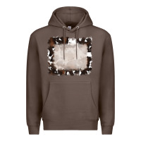 Coffee cowhide frames backround 3 Premium Hoodie - RanaPortraitStore
