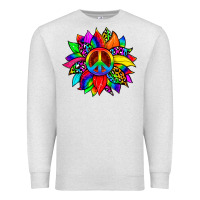 Oatmeal Heather pride sunflower Premium Sweatshirt - Zillion Design Studio