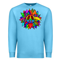 Ocean Blue pride sunflower Premium Sweatshirt - Zillion Design Studio