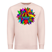 Pale Pink pride sunflower Premium Sweatshirt - Zillion Design Studio