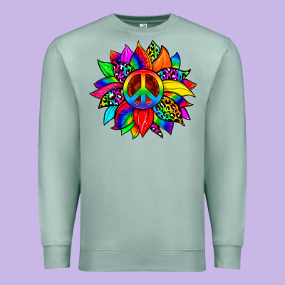 Pride Sunflower Premium Sweatshirt Designed By Zillion Design Studio