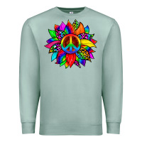 Seafoam pride sunflower Premium Sweatshirt - Zillion Design Studio