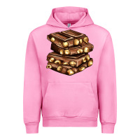 Fuchsia Pink nut and chocolate Urban Hoodie - AdoDesignShop