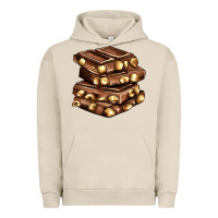 Pigment French Oak nut and chocolate Urban Hoodie - AdoDesignShop