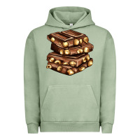 Pigment Oil Green nut and chocolate Urban Hoodie - AdoDesignShop