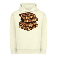 Pigment Pistachio nut and chocolate Urban Hoodie - AdoDesignShop