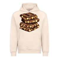 Sandshell nut and chocolate Urban Hoodie - AdoDesignShop