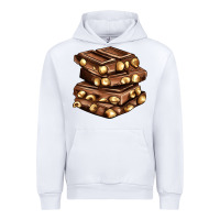 White nut and chocolate Urban Hoodie - AdoDesignShop