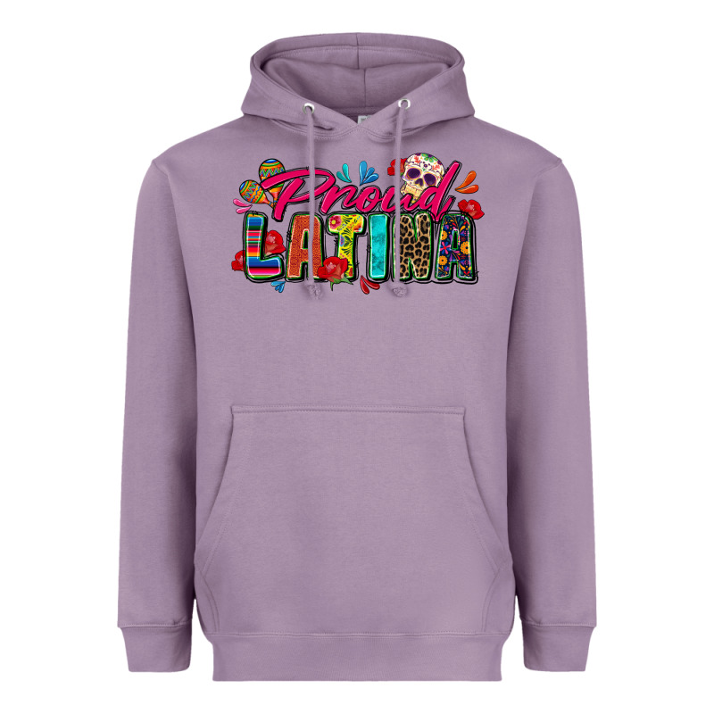 Proud Latina Heavyweight Hoodie by Zillion Design Studio | Teevron