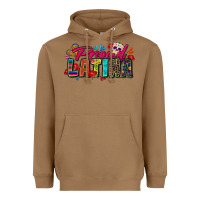 Toasted Coconut proud latina Heavyweight Hoodie - Zillion Design Studio