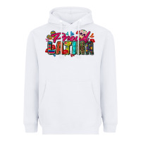 White proud latina Heavyweight Hoodie - Zillion Design Studio