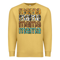 Antique Gold mama mama mama mama mothers day Premium Sweatshirt - texasbilliewilder
