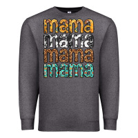 Charcoal Heather mama mama mama mama mothers day Premium Sweatshirt - texasbilliewilder