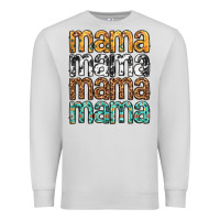 Dove Grey mama mama mama mama mothers day Premium Sweatshirt - texasbilliewilder