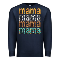 Navy mama mama mama mama mothers day Premium Sweatshirt - texasbilliewilder